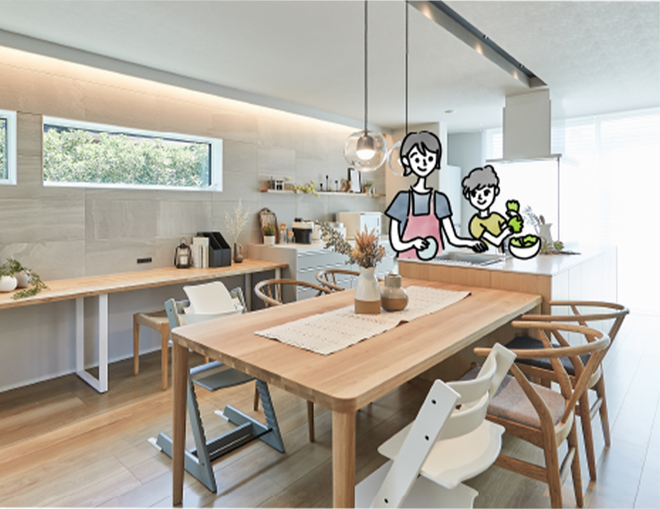 生活の様子の写真