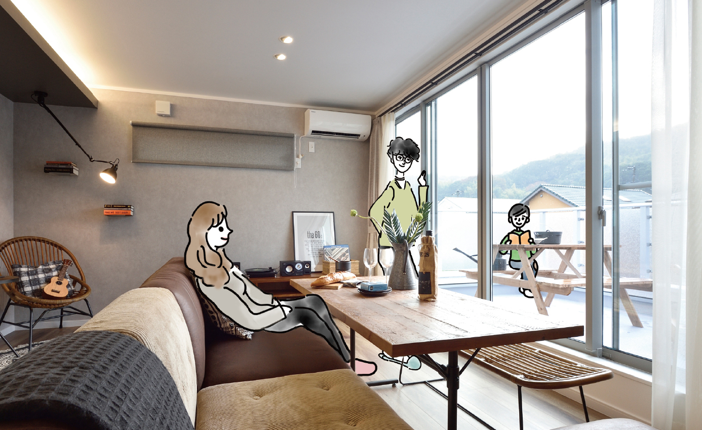 生活の様子の写真