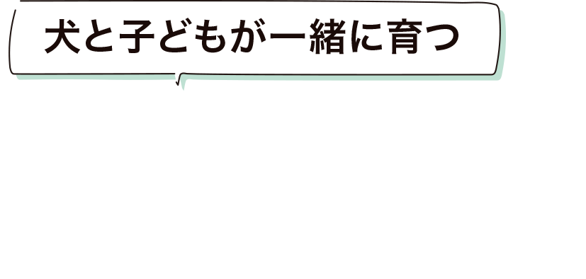 犬と子どもが一緒に育つ FAVO For やなぎだFamily