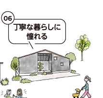 丁寧な暮らしに憧れる