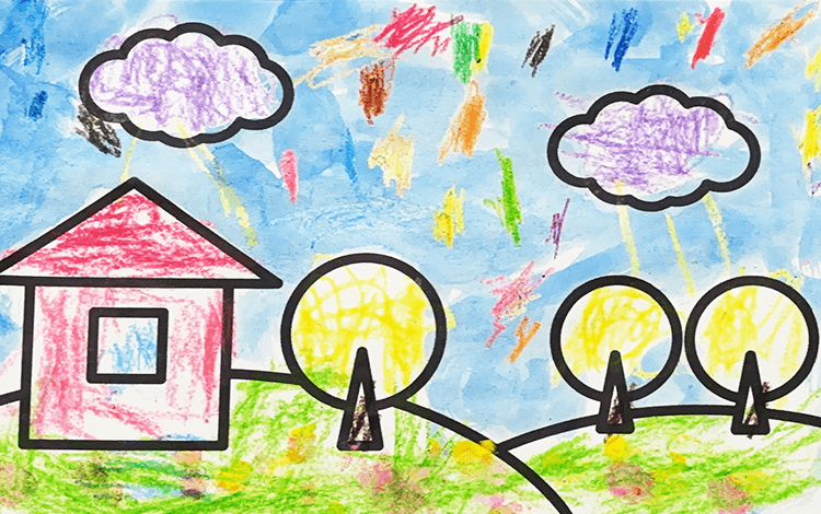 ハッピー赤色おうち