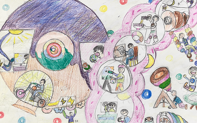 毎日ハウスでドーナツパーティー