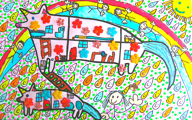 空とぶユニコーン親子のおうち