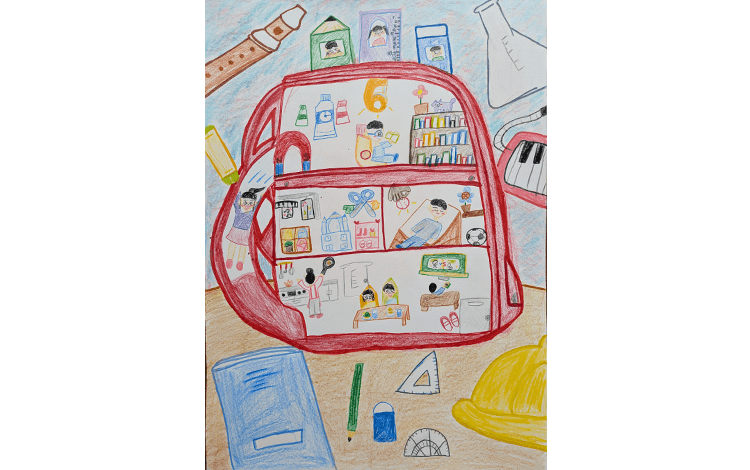 学校の思い出がつまったランドセルハウス