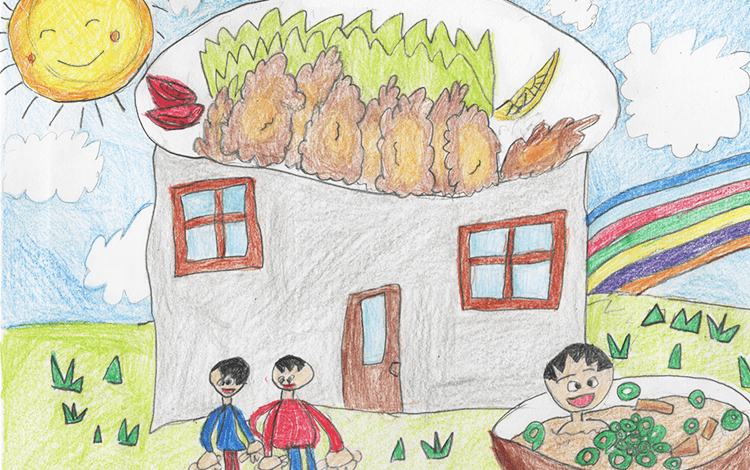 カキフライ定食のおうち