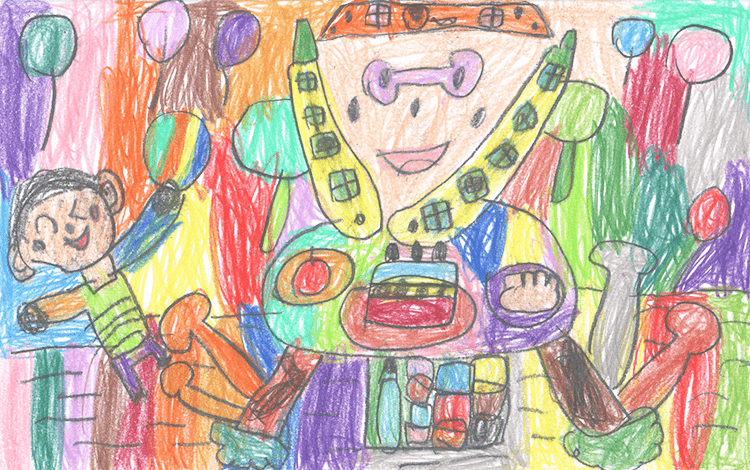 バナナとみかんのゆかいな木のおうち