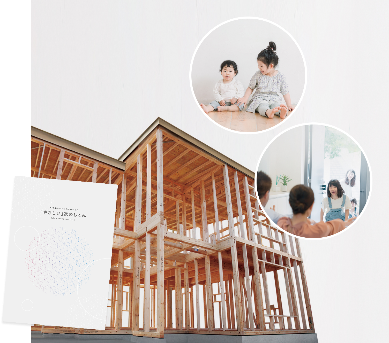 構造と家族の写真